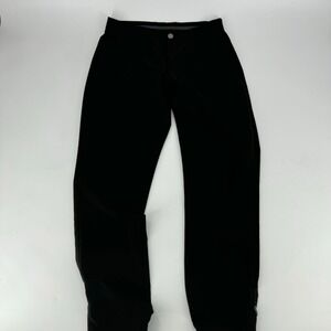 PRIMO Mens Black Flat Front Pants 30x30 Casual‎ Dress Office Business
